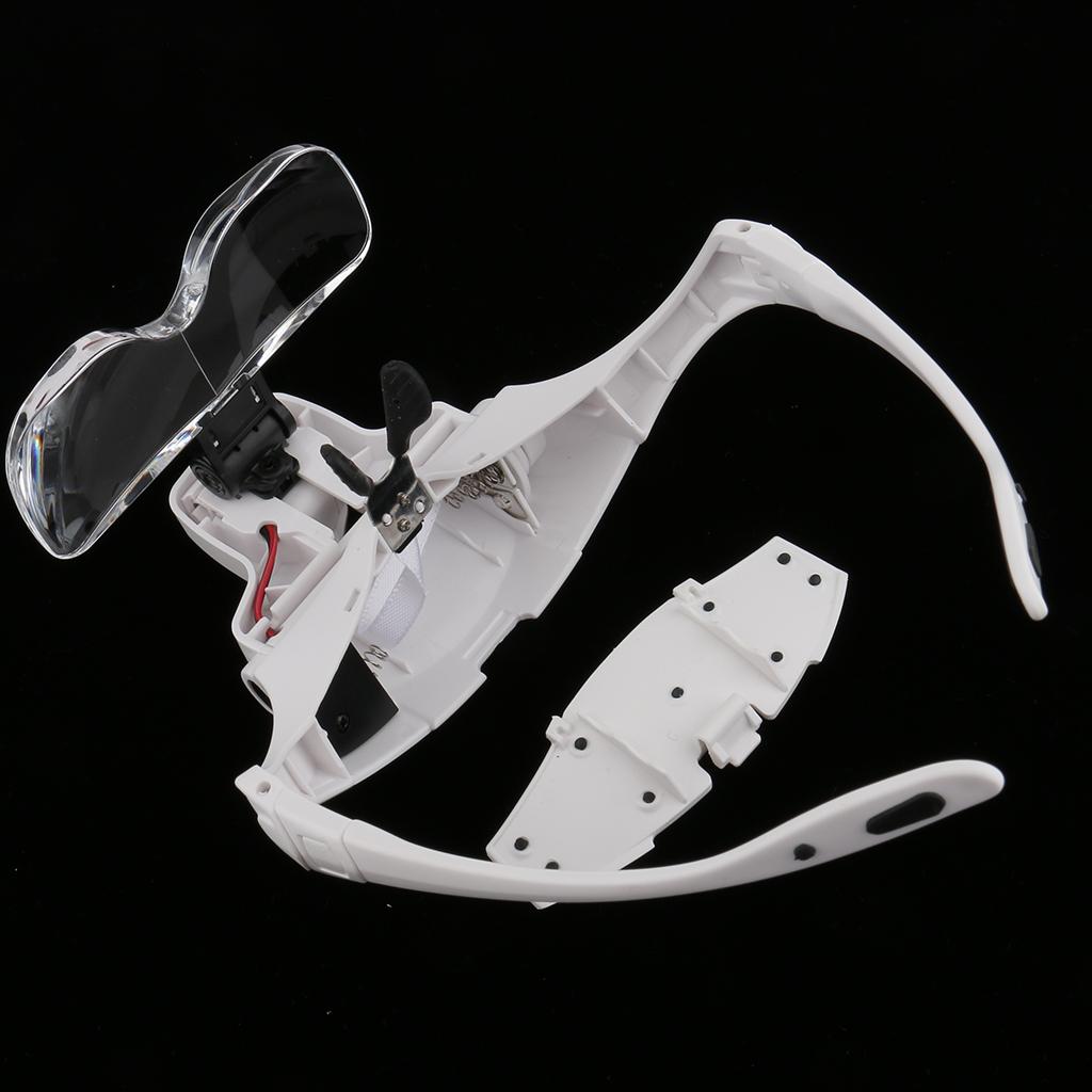 Eyelash Extension With Glasses - Kacamata Pembesar dengan Lampu LED yang