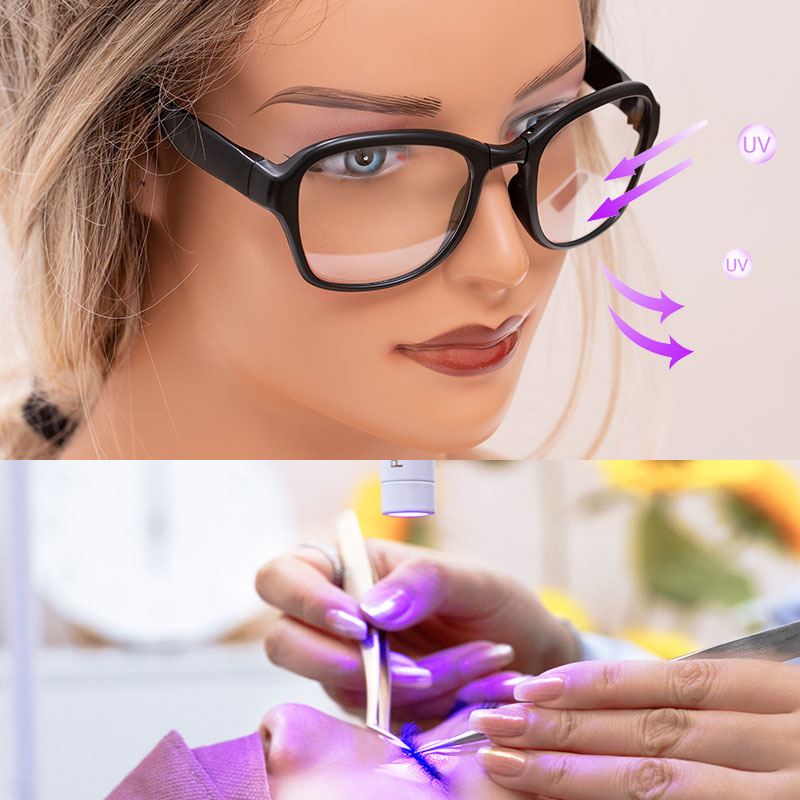 Eyelash Extension With Glasses - Kacamata pelindung UV untuk bulu mata