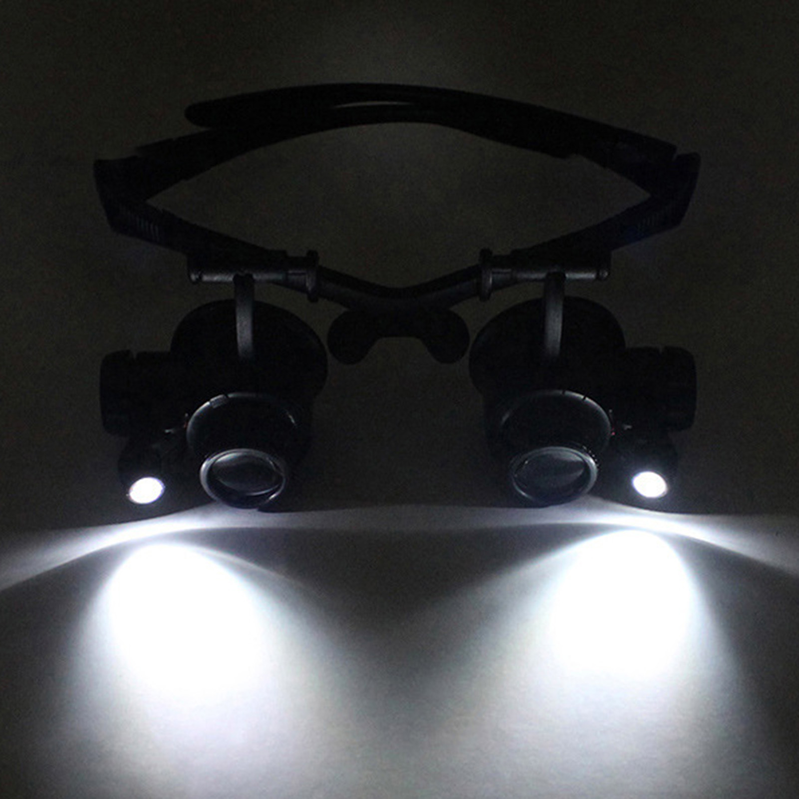 Eyelash Extension With Glasses - Kacamata pembesar lampu LED, kaca pembesar