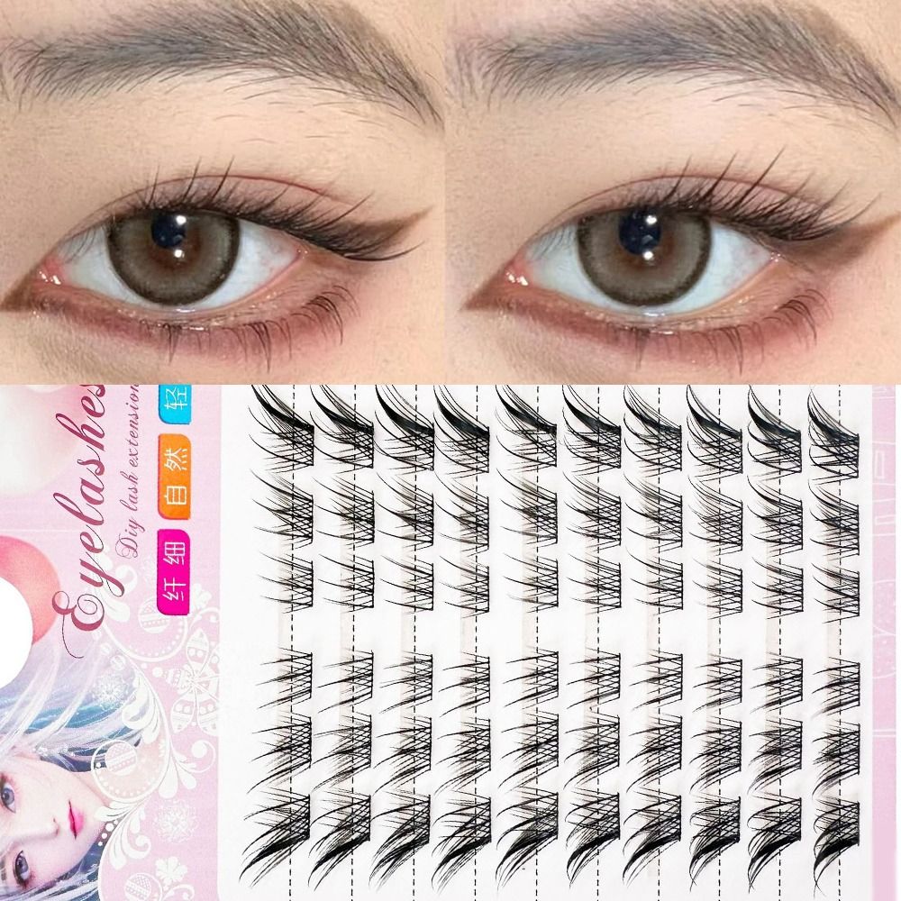 Eyelash Extension Anime - Bulu Mata Cluster Mata Kucing 3D