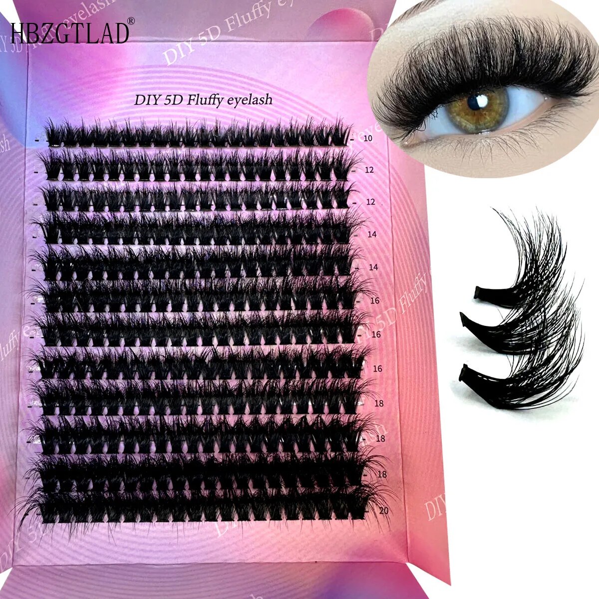 240Ps DIY 5D bulu mata halus C - Eyelash Extension Anime ulasan dan harga