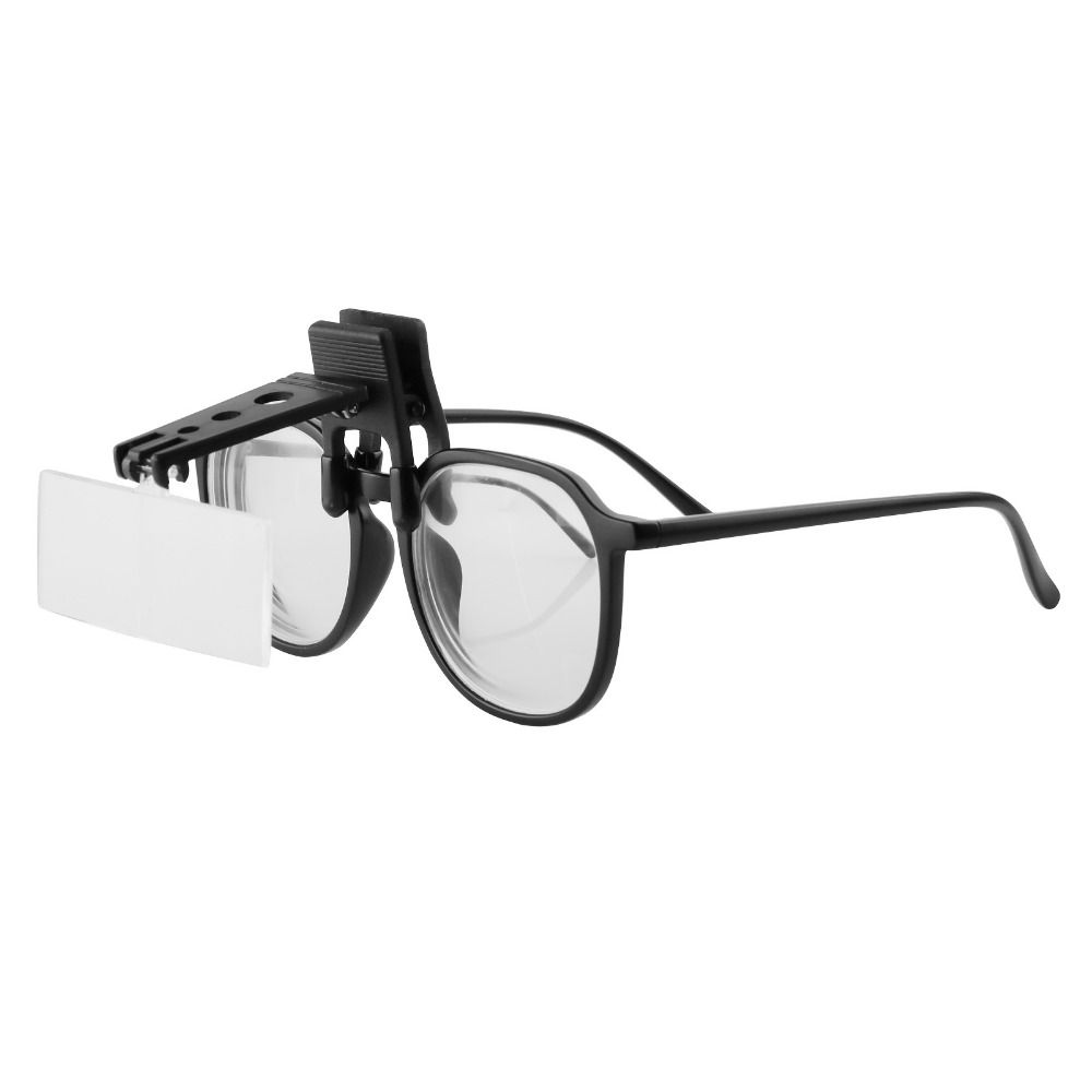 Kaca pembesar LED lipat dapat  - Eyelash Extension With Glasses ulasan dan harga