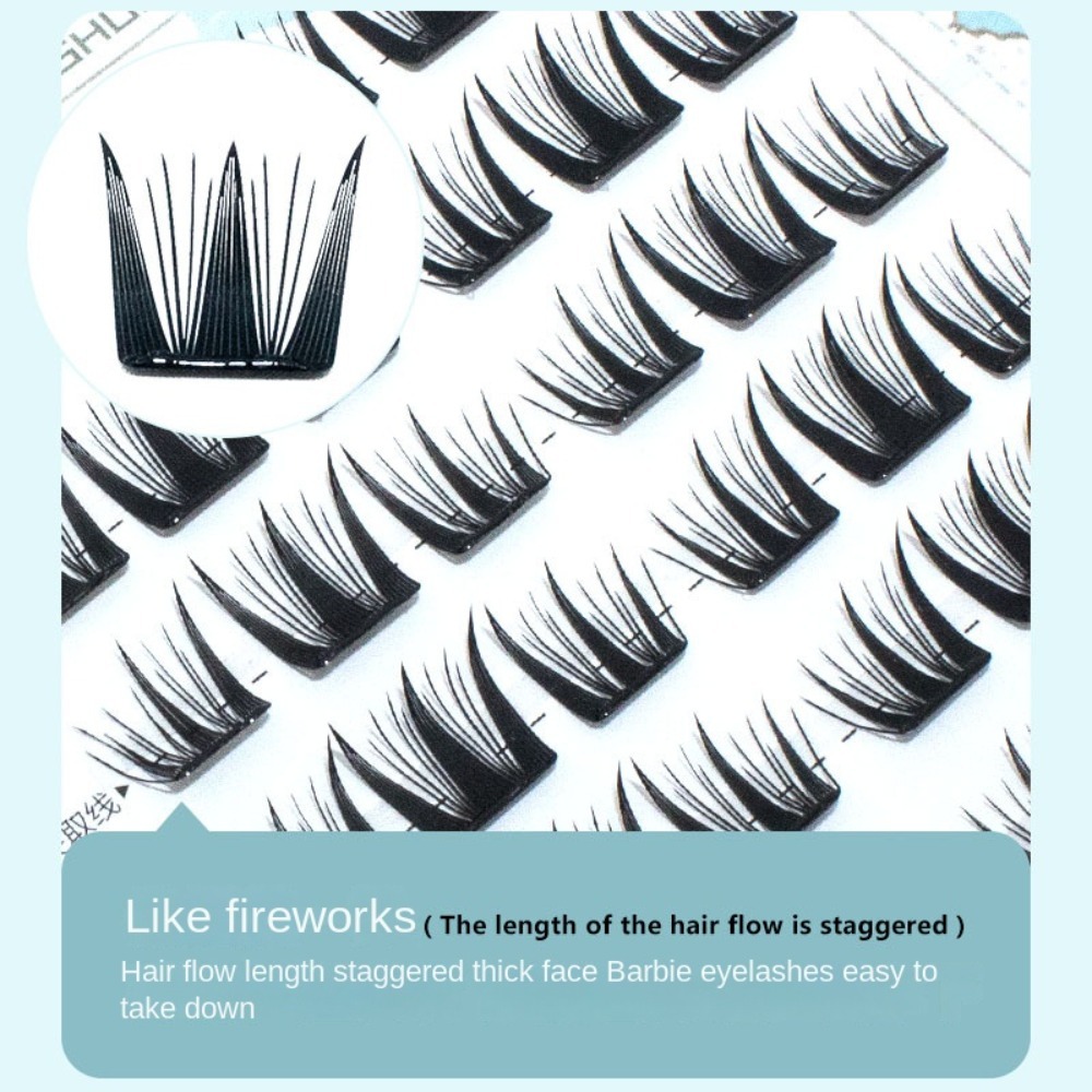 Bulu Mata Palsu Lembut Tanpa L - Eyelash Extension For Men ulasan dan harga