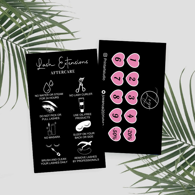 Kartu loyalitas kustom dengan  - Eyelash Extension Aftercare ulasan dan harga