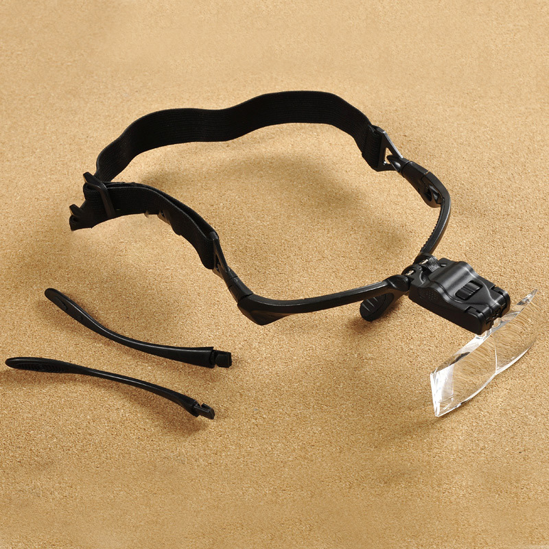 Kepala kaca pembesar dipasang  - Eyelash Extension With Glasses ulasan dan harga