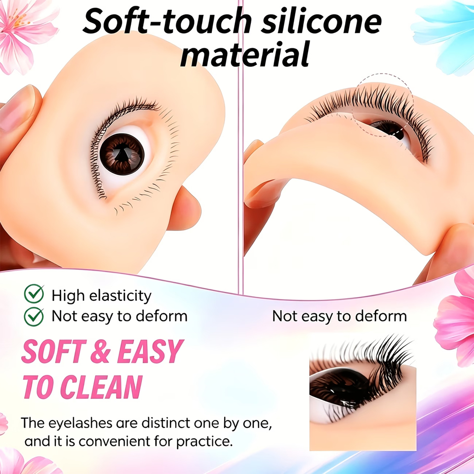 Alat Rias Mata Silikon Simulas - Eyelash Extension Doll Eye ulasan dan harga