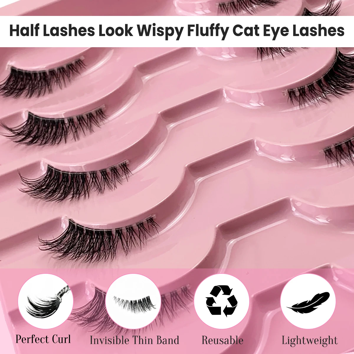 AMSDCN 10 Pasang Bulu Mata Cer - Eyelash Extension Medium ulasan dan harga