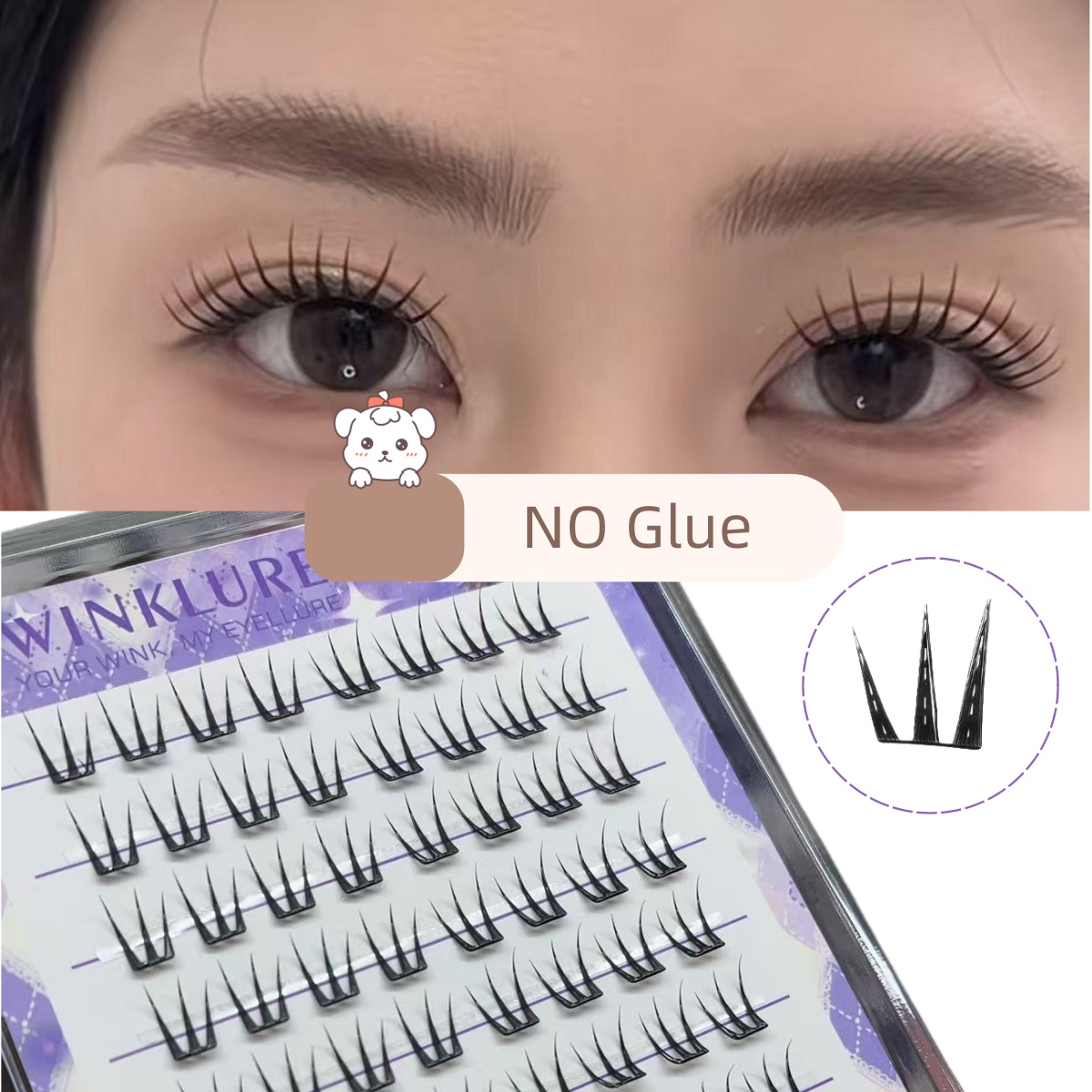 WINKLURE Bulu Mata Palsu Fairy - Eyelash Extension No 10 ulasan dan harga