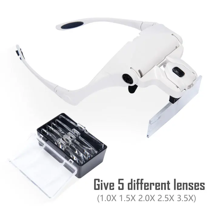 1 Pcs Kaca Pembesar Kacamata E - Eyelash Extension With Glasses ulasan dan harga