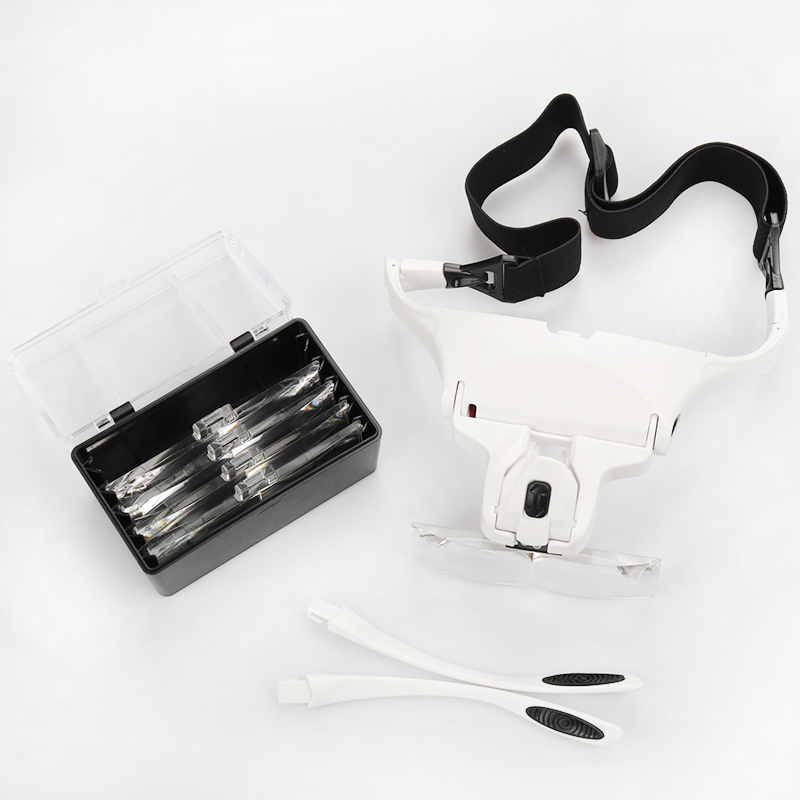 Kaca Pembesar Pembesar dengan  - Eyelash Extension With Glasses ulasan dan harga
