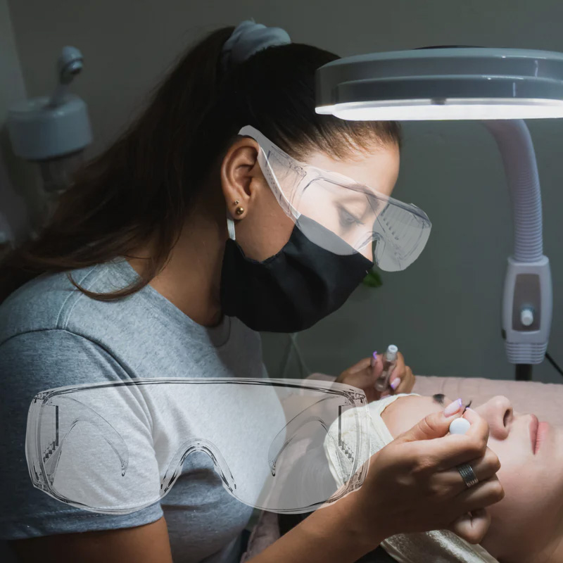 Kacamata pelindung Uv kacamata - Eyelash Extension With Glasses ulasan dan harga