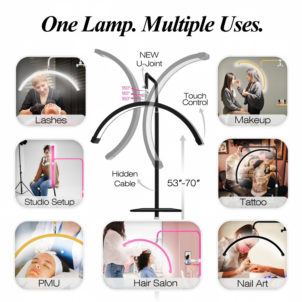 Lampu Salon Kecantikan LED Kab - Eyelash Extension No 10 ulasan dan harga