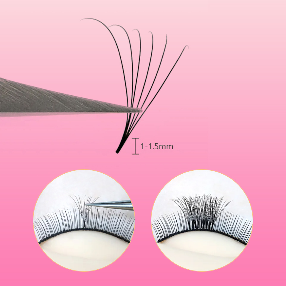 Lashprofessor 3D-40D Cluster L - Eyelash Extension Medium ulasan dan harga