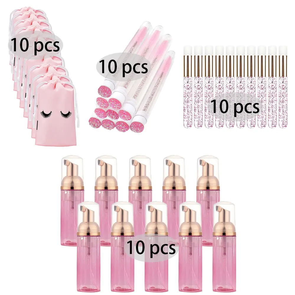 Botol pompa kosong bulu mata,  - Eyelash Extension Aftercare ulasan dan harga