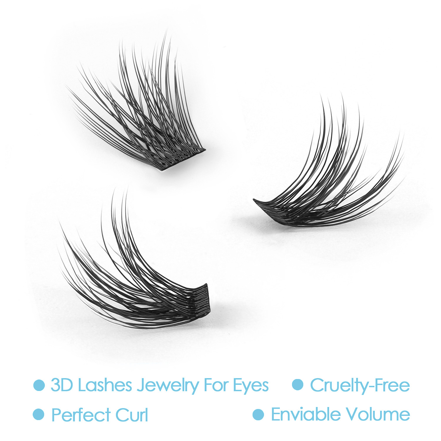 Ekstensi bulu mata DIY 100 pcs - Eyelash Extension Doll Eye ulasan dan harga