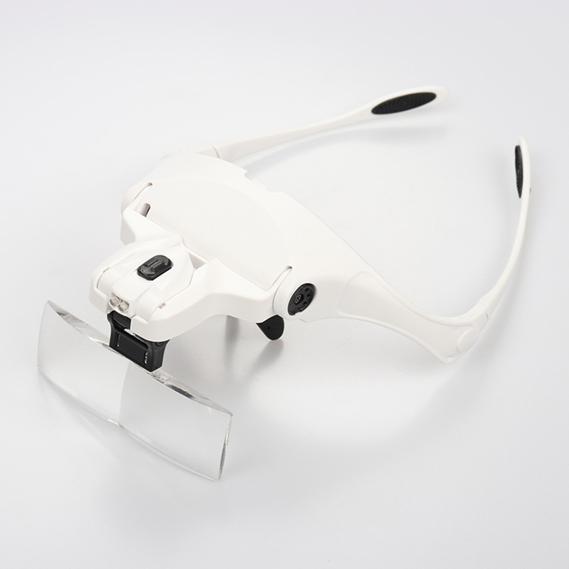 Kacamata pembesar 5 lensa lamp - Eyelash Extension With Glasses ulasan dan harga