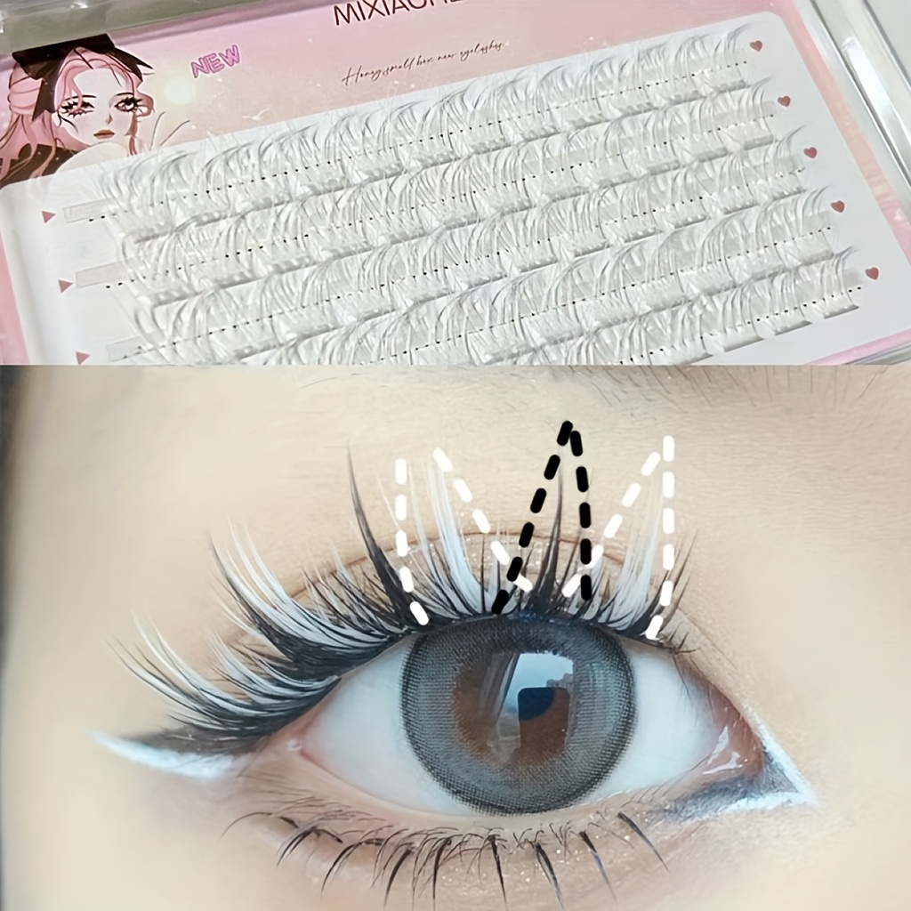 Bulu Mata Warna-warni Mixiaohe - Eyelash Extension Anime ulasan dan harga