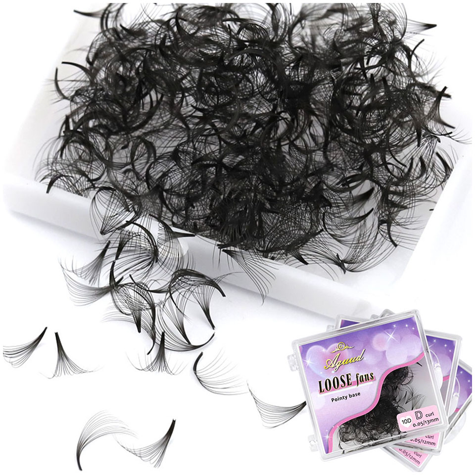 AGUUD 500 Penggemar Bulu Mata  - Eyelash Extension Medium ulasan dan harga