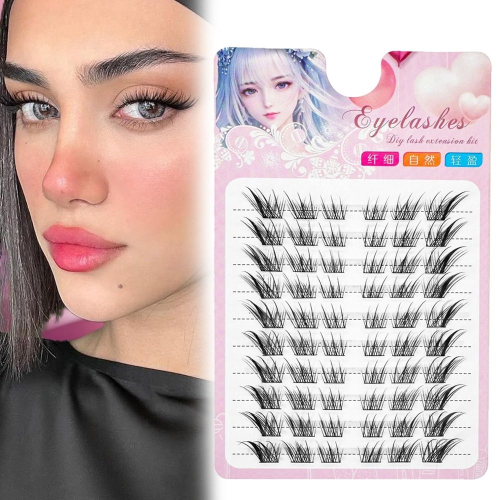 Bulu Mata Cluster Mata Kucing  - Eyelash Extension Anime ulasan dan harga