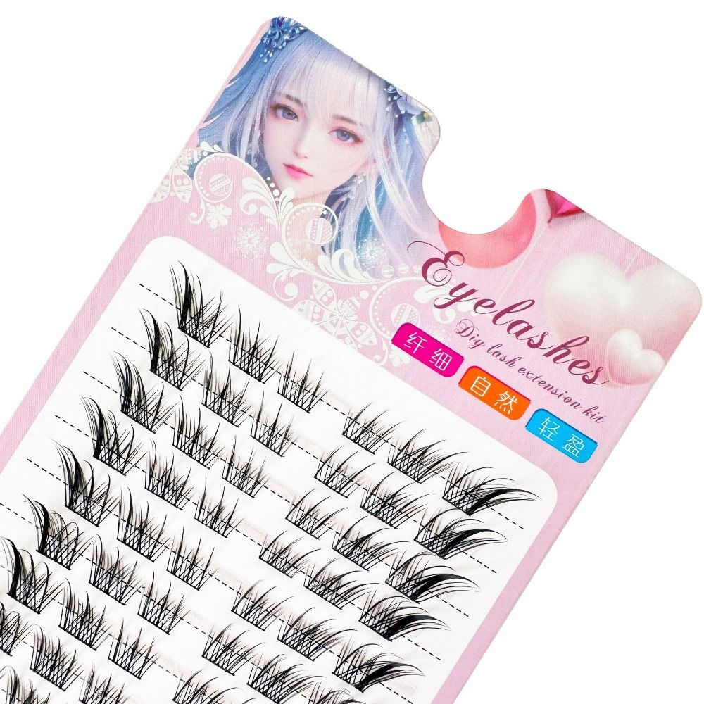 Bulu Mata Cluster Mata Kucing  - Eyelash Extension Anime ulasan dan harga