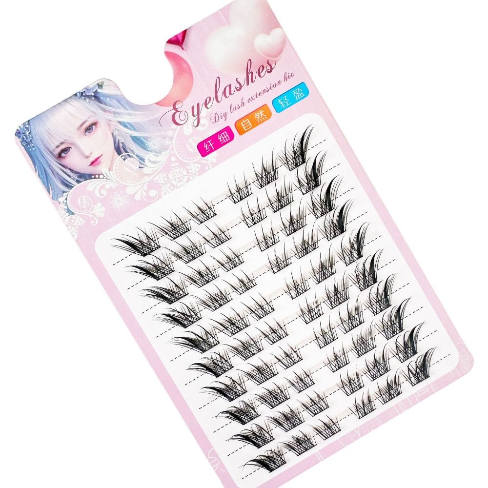 Bulu Mata Cluster Mata Kucing  - Eyelash Extension Anime ulasan dan harga