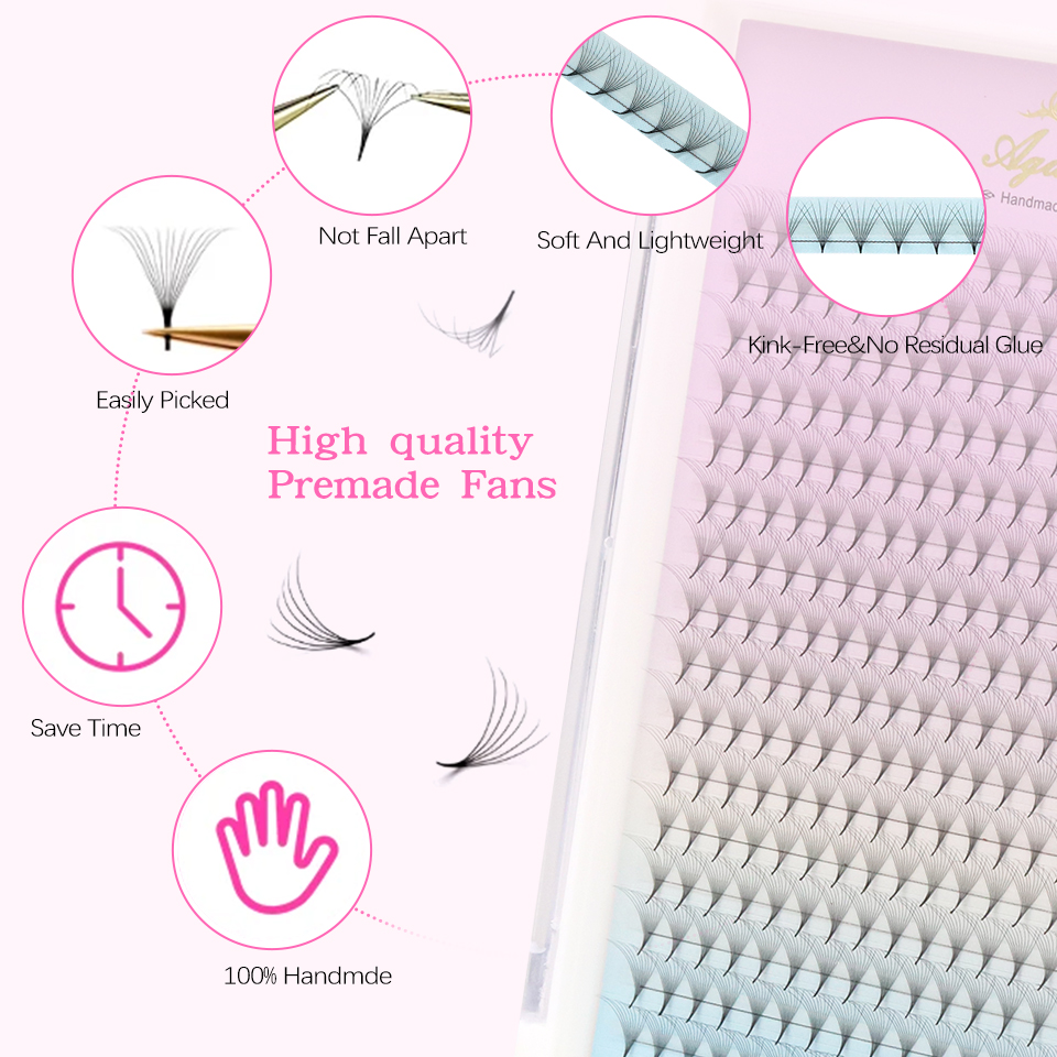 AGUUD 30d 40d Ekstensi Bulu Ma - Eyelash Extension Medium ulasan dan harga