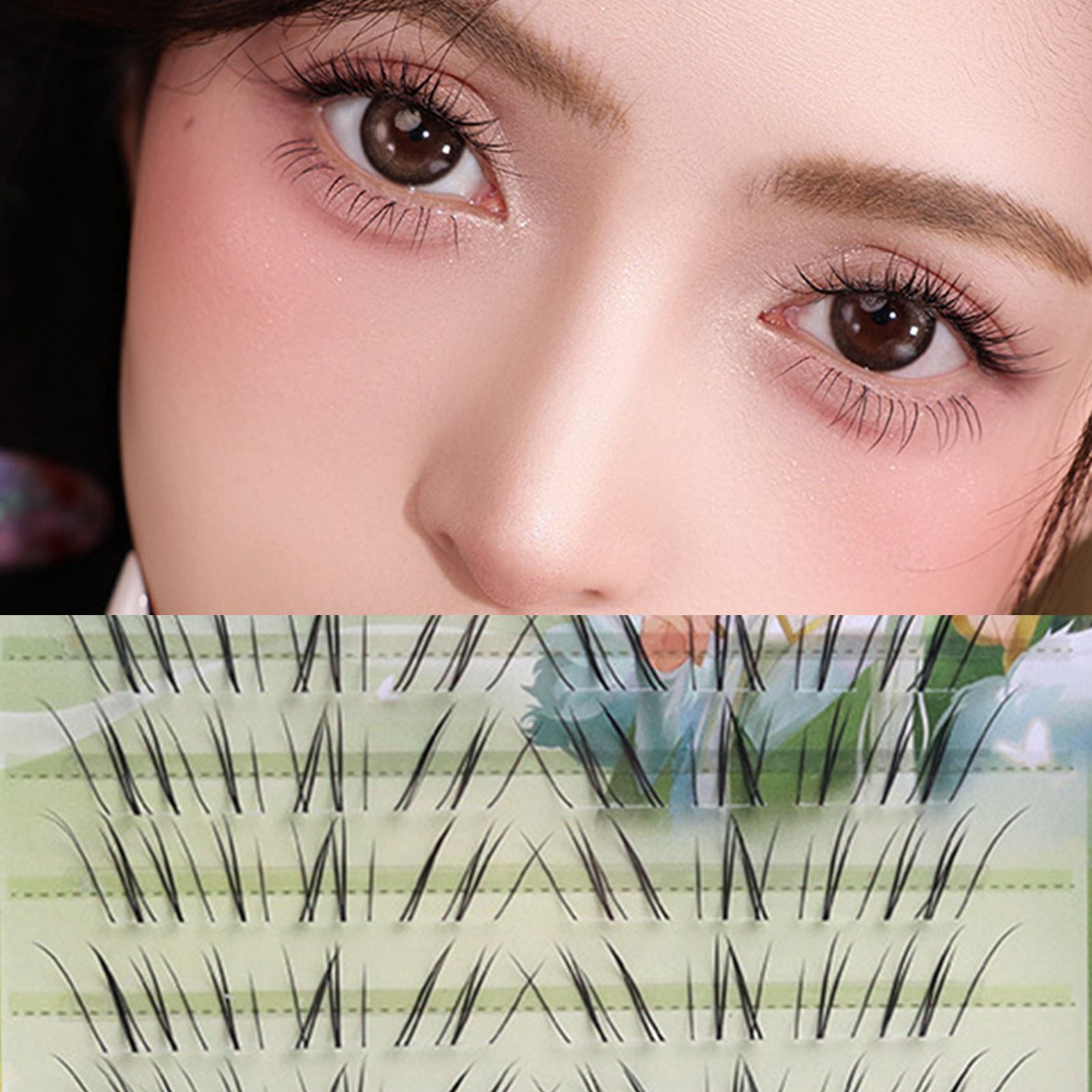 10 Baris Bulu Mata Palsu Model - Eyelash Extension In Chinese ulasan dan harga