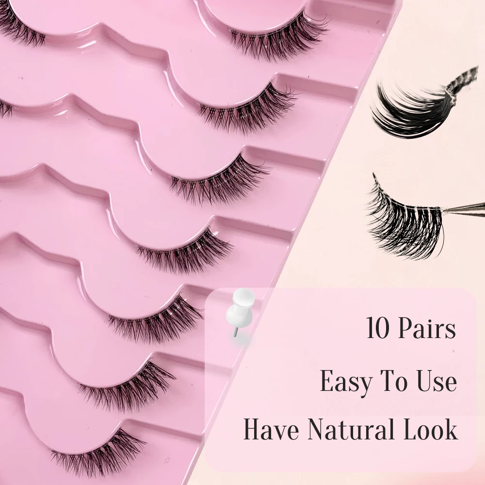 AMSDCN 10 Pasang Bulu Mata Sin - Eyelash Extension Medium ulasan dan harga