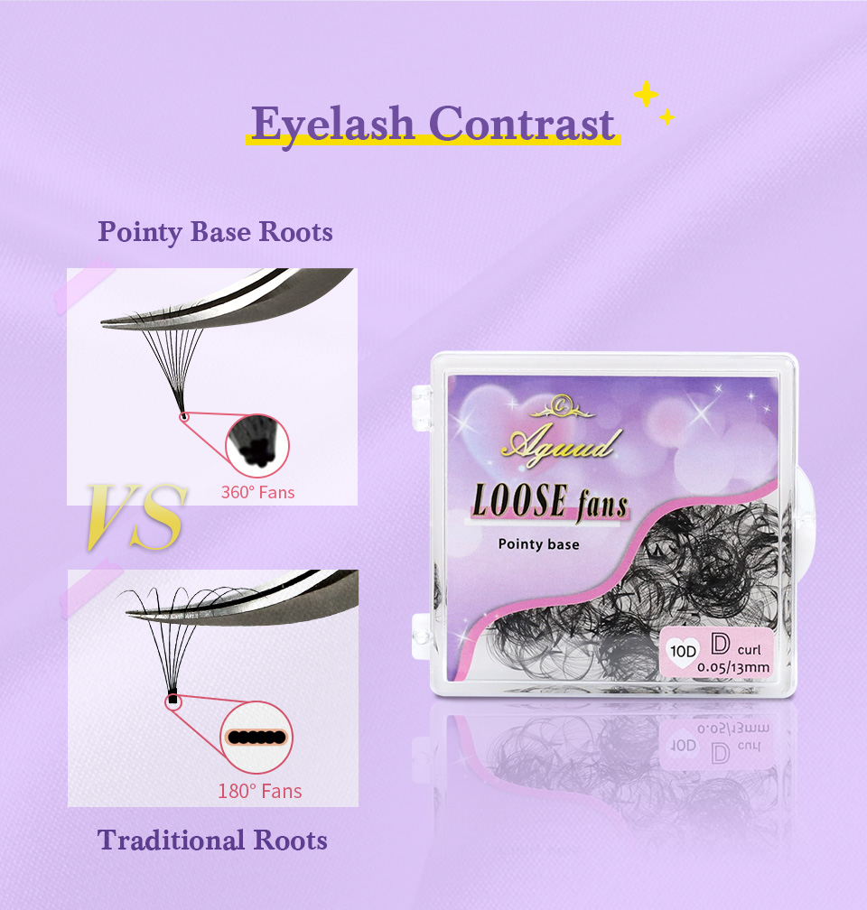 AGUUD 3D hingga 40D Bulu Mata  - Eyelash Extension Medium ulasan dan harga
