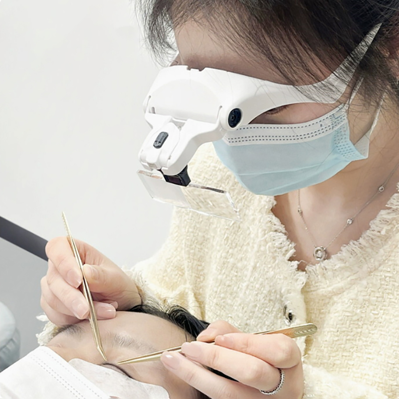 5Pcs Kacamata Pembesar Lensa y - Eyelash Extension With Glasses ulasan dan harga