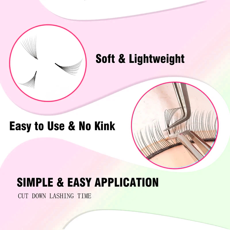 TDANCE 1000 penggemar longgar  - Eyelash Extension Medium ulasan dan harga